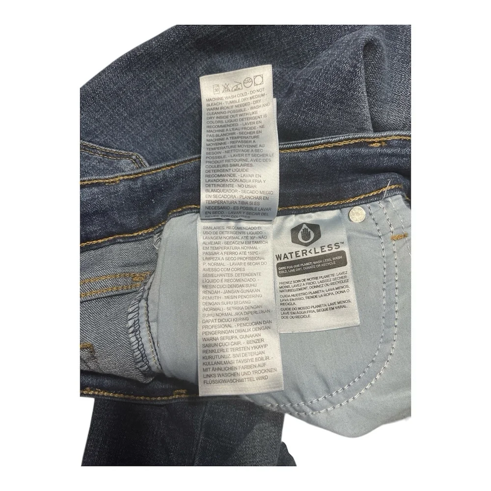 Levi's 711 Skinny Denim Blue Jeans Womens Size 31